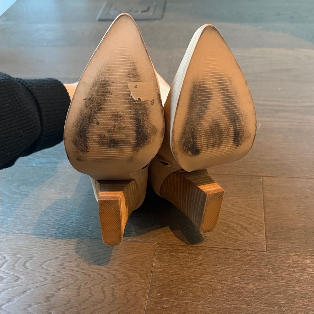 Steve Madden Tan Suede Rickki Heeled Boots - Picture 5 of 5